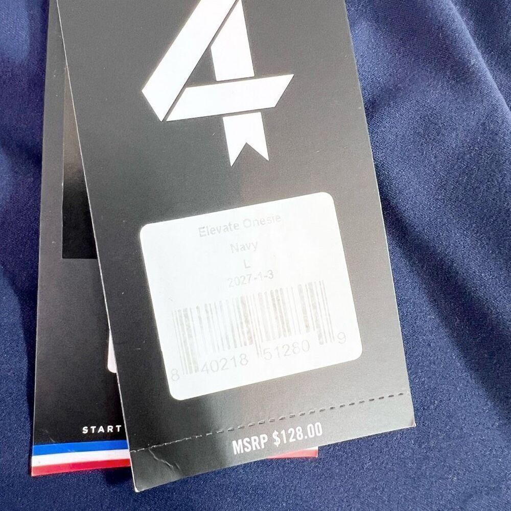 Fourlaps Elevate Training Jumpsuit Large Navy Sco… - image 5